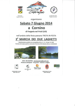 organizzano - Atletica CUS Udine