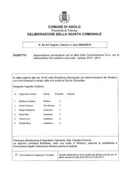 C&Ugrave;MUNE Dl ASGLO