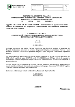 Allegato A - Regione Marche Agricoltura