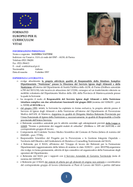 Curriculum Vattini