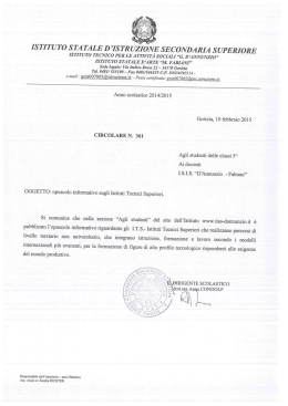istituto sta tale d `istr une secondaria superiore