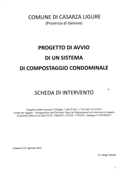 comune di casarza ligure - Dati Aperti Provincia di Genova