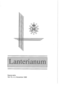 lanterianum 1998-2 - Oblati di Maria Vergine