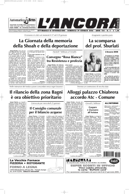 Numero 03 - L`ANCORA edicola