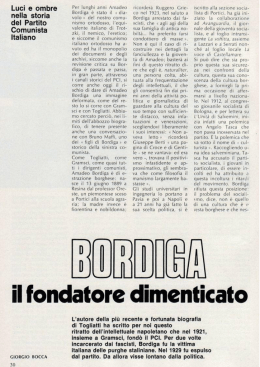 Luci e ombre nella storia del Partito Comunista Italiano
