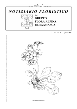 APR 2006 - Flora Alpina Bergamasca