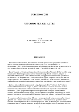 Luigi Rocchi Un Uomo per gli altri