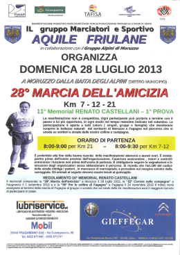 volantino - Atletica CUS Udine