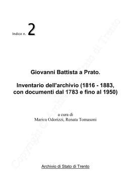 Copyright © Archivio di Stato di Trento