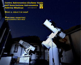 Centro Astronomico Giuliano Vanin Feltrina Rheticus dell