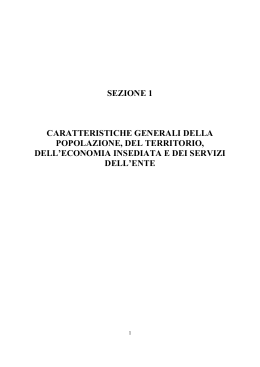 Relazione previsionale 2003 - Provincia di Pesaro e Urbino