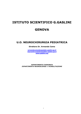 12 MESI - Istituto Gaslini