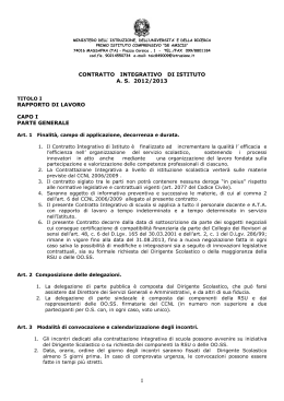 contratto integrativo di istituto a. s. 2012/2013 - Home