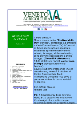 NEWSLETTER n. 34/2014