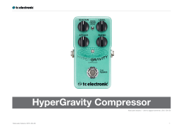 HyperGravity Compressor