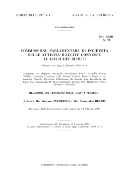 Navi a Perdere - Camera dei Deputati