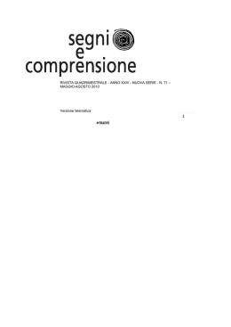 Segni n. 71 - Progetto Fahrenheit