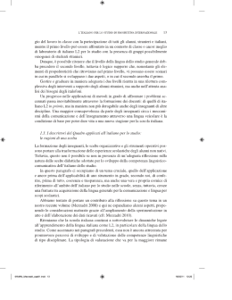 STUDIARE IN ITALIANO MEZZADRI descrittori
