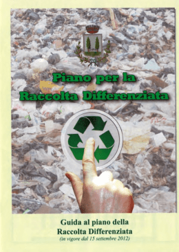 Opuscolo Raccolta Differenziata - Portale Istituzionale di Pollena