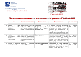 Visualizza l`elenco delle manifestazioni e degli eventi organizzati