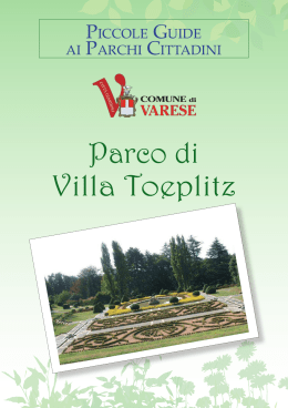 Parco Villa Toepliz di Varese – Guida in pdf