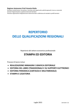 stampa e editoria - Regione Autonoma Friuli Venezia Giulia