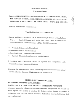 Verbale n. 9 del 20.07.13 - seduta riservata