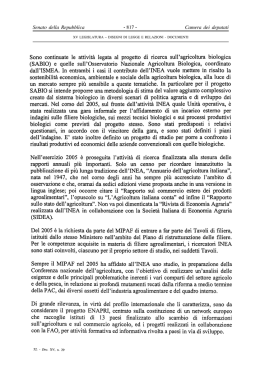 Sono continuate le attivit&agrave; legata al progetto di ricerca sull