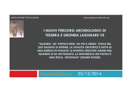 documenti culturali serata archeo tessera 22 dic 2014