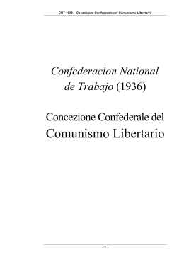 Concezione Confederale del Comunismo Libertario