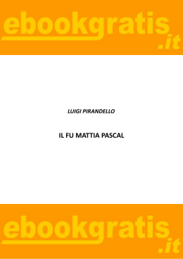 IL FU MATTIA PASCAL