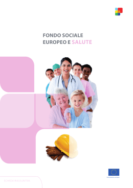 fondo sociale europeo e salute