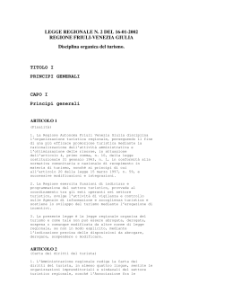 LEGGE REGIONALE N. 2 DEL 16-01-2002 REGIONE