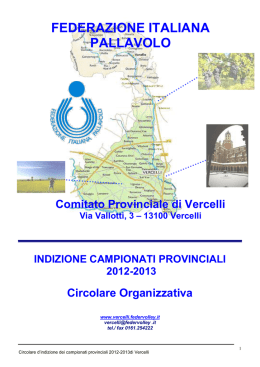 Campionato Provinciale 2012 – 2013