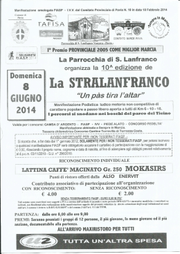 volantino - GSD VTV Abbiategrasso