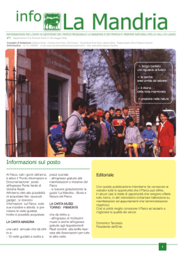 Informazioni sul posto