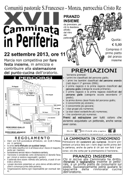 opuscolo 2013 x sito (2) - Sito Comunità San Francesco
