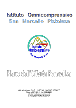 Piano Offerta Formativa_2015_16 - Istituto OmniComprensivo San