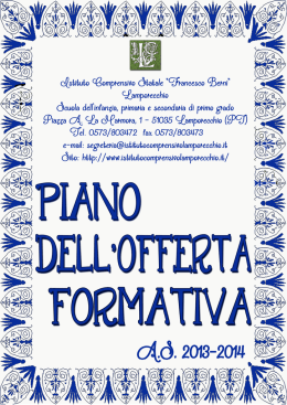 la versione PDF - Istituto Comprensivo Lamporecchio