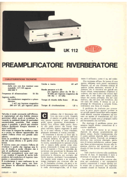 Amtron UK112 - Reverberation preamplifier