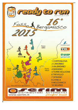 volantino - Podismo Lombardo
