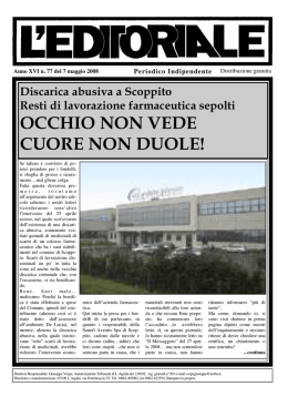 occhio non vede cuore non duole!