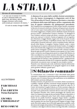 LA STRADA n.8 maggio 2013