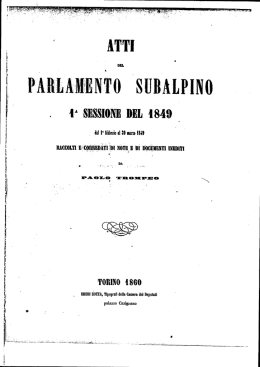 Indice dell`Attivit&agrave; Parlamentare