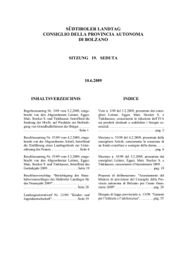 s&uuml;dtiroler landtag consiglio della provincia autonoma di bolzano