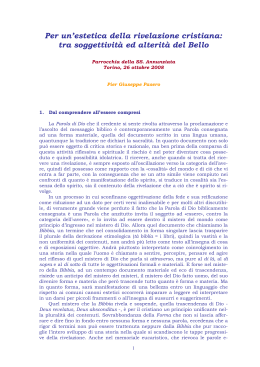 Tra soggettivit e alterit del bello