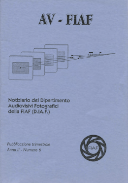 Notiziario del Dipartimento