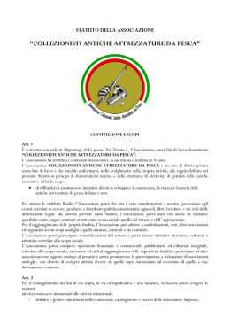 Statuto Associazione