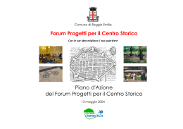 Forum Progetti per il Centro Storico