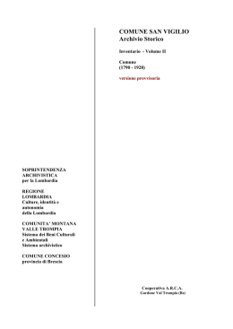 volume II - Provincia di Brescia